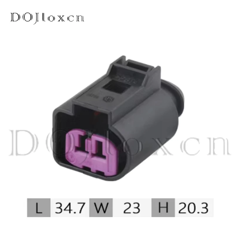 1/5/10/20/50 Sets 2 Pin Female Engine Speaker Housing Auto Generator Plug Socket Connector 1J0973772 For Magotan Sagitar CC