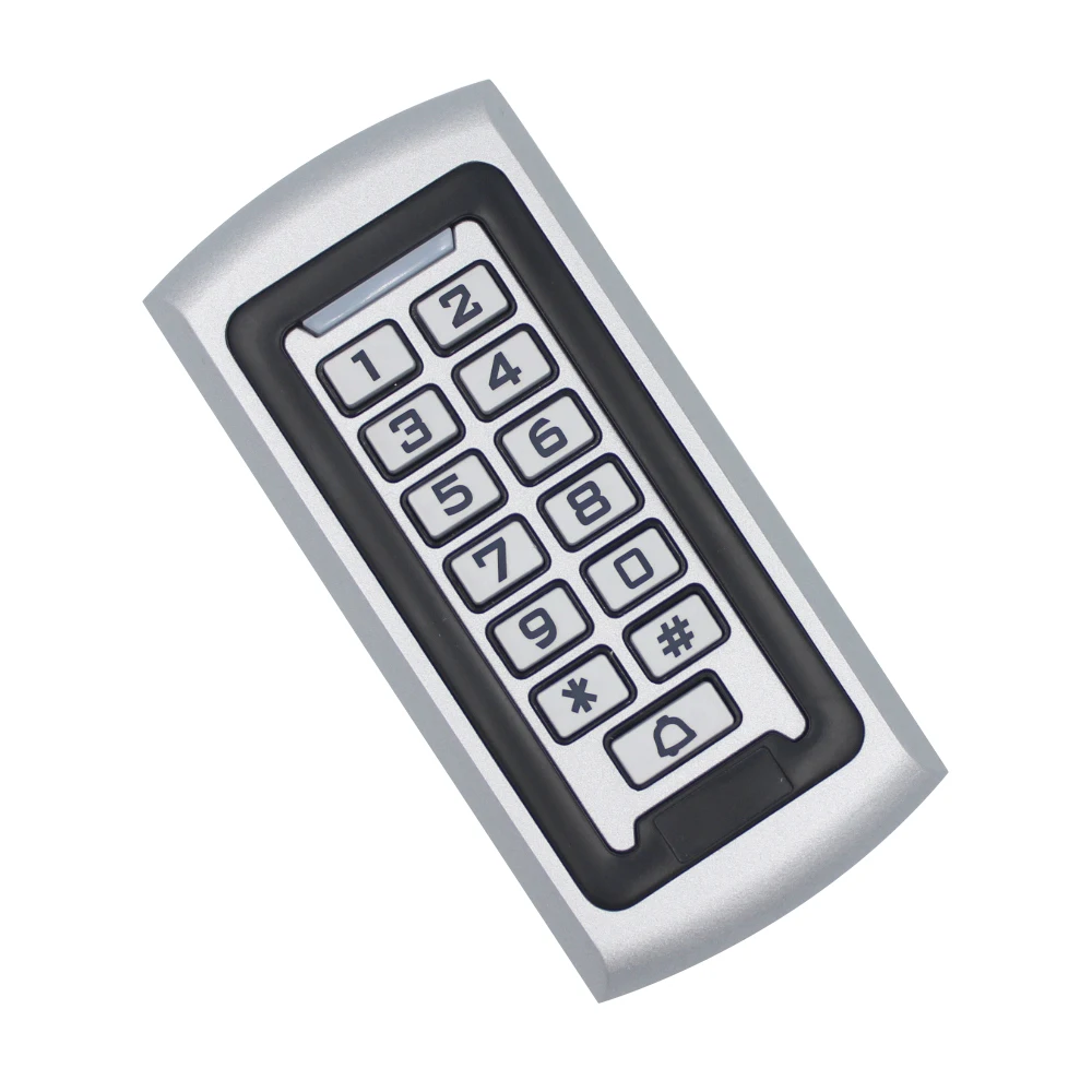 125 كيلو هرتز قارئ رفيد مستقل التحكم في الوصول لوحة المفاتيح 2000 مستخدم نظام التحكم في الوصول قفل الباب فتاحة مقاوم للماء (اختياري) معدن