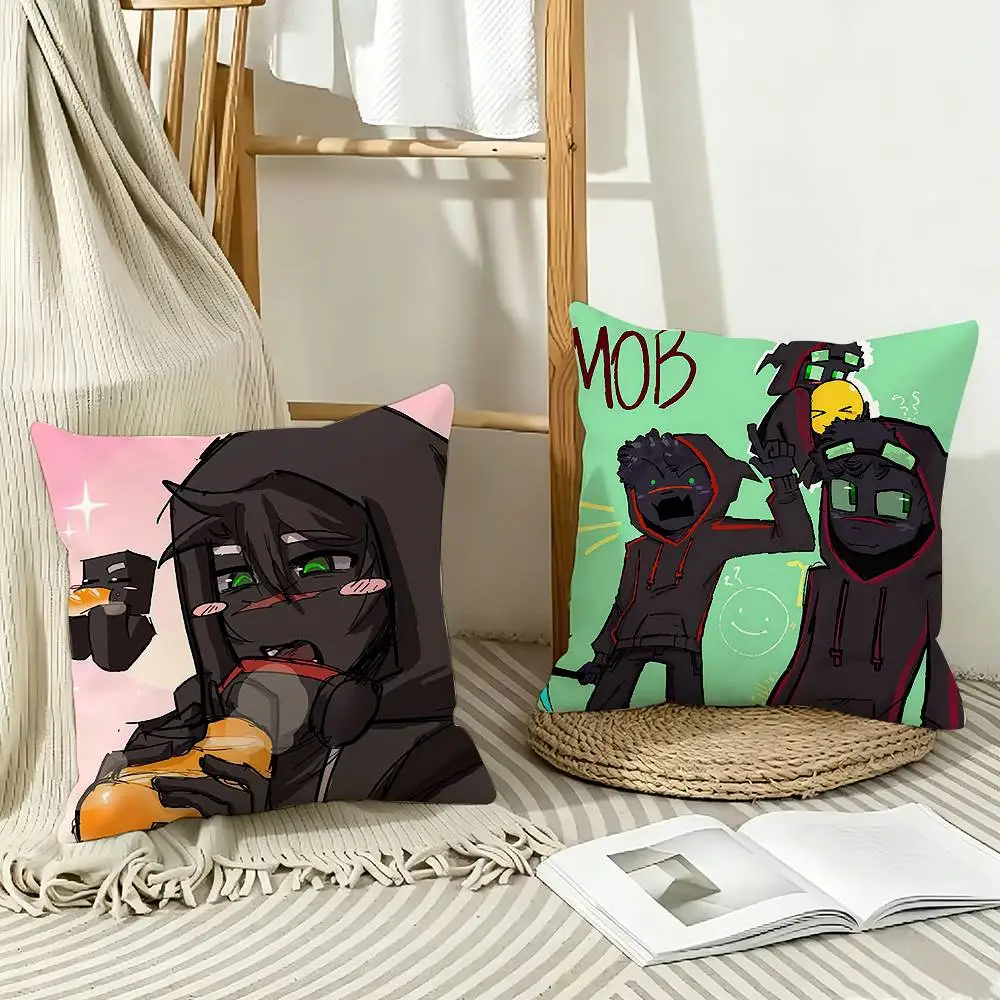Horror Game T-Thatmob  Pillow Case Pattern Printed Pillowcase For Living Room Sofa Cushion Cover
