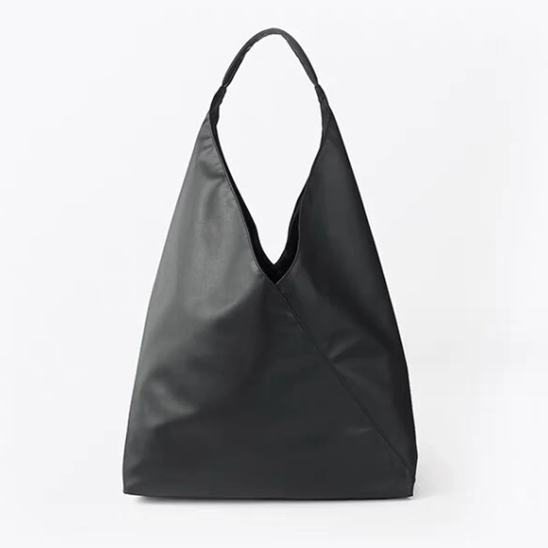 High Capacity Tote Bag 2023 New Fashion Soft PU Leather Shoulder Bag  Portable Underarm Bag