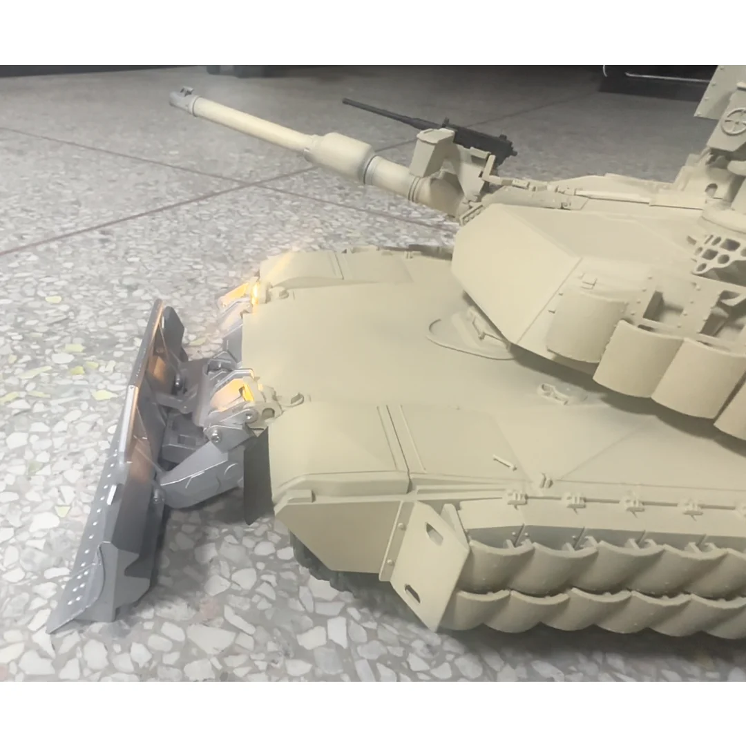 1/16 헨롱 원격 제어 군용 탱크 아브람스 M1A2 3918 TK16 메인보드 모델 업그레이드 부품용 전기 금속 블레이드