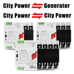 Jotta W2R-2P/3P/4P 100A 125A 220V 50/60Hz Mini ATS Automatic Transfer Switch Electrical Selector Switches Dual Power Switch