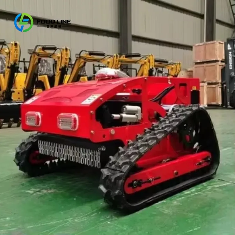Customized High Quality Industrial Grade Diesel Self Propelled Lawn Mowing Robot Rotating All-Terrain Remote Control Lawn Mower