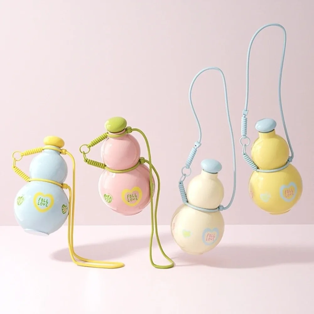 كوب ماء القرع المحمول اللطيف 880 مللي كوب هولو مانع للتسرب بطن كبير يمكن أن يحمل حبل غلاية القرع للبنين والبنات #5