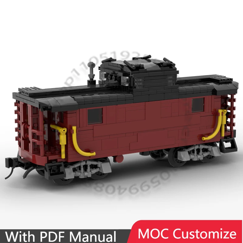 

Набор для сборки 861 детали: Железнодорожный состав MOC, модульный конструктор, технологичный креативный дизайн, игрушка DIY, рождественский подарок