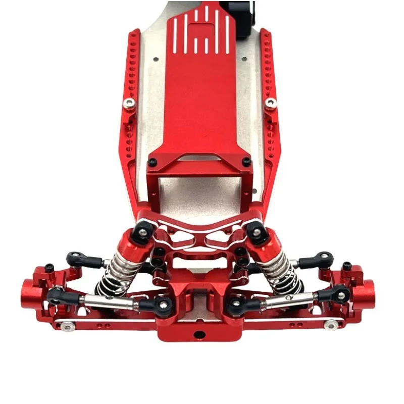 Componentes de fixação do grupo de direção dianteira para wltoys 1/24 244016 losi 1/24 micro-b rc carro metal atualização op acessórios peças