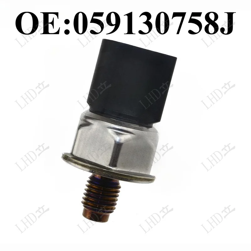 Z+   Fuel Injection Rail Pressure Sensor 059130758J For VW Audi Q7 3.0 TDI Touareg.