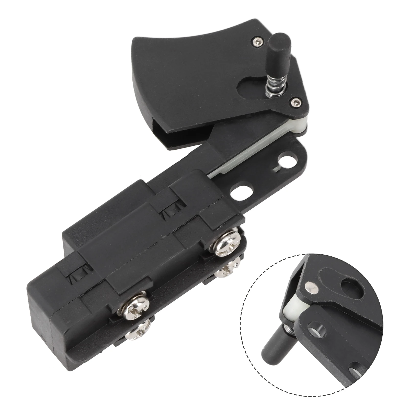 1pc Trigger Switch Replacement Lock Trigger Switch For 255 Cut-off Machine Trigger Switch Metal Electric Power Tool Accessories