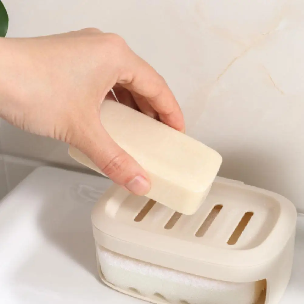 Easy Clean Stand Removable Strong Suction Lightweight Shower Accessory Quick-Drying Tray for Home