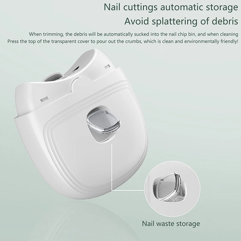 

Electric Nail Clippers Automatic Electric Nail Clipper for Baby Kids Adult Gentle Filing Smart Nail Care Tool for Family