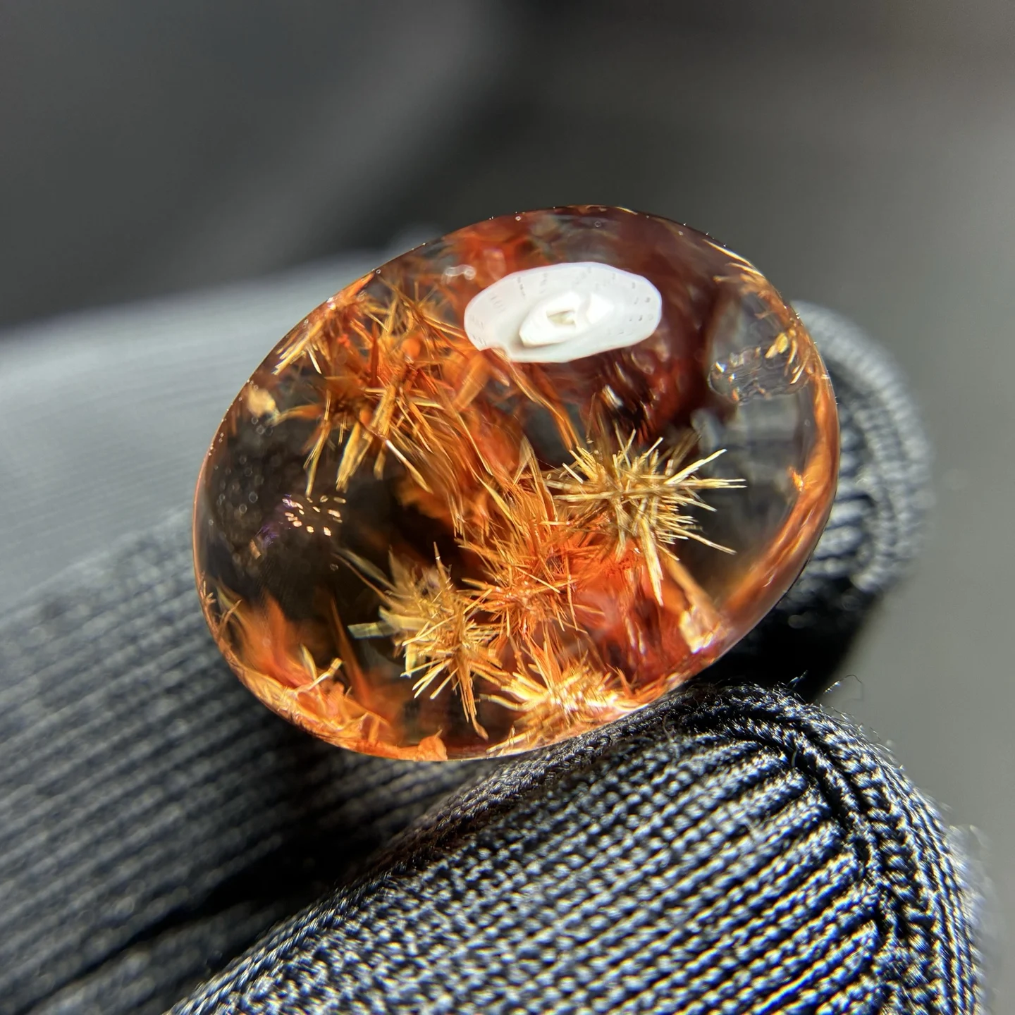 

Natural Copper Red Rutilated Quartz Pendant Jewelry Flower 17.7*13.4*12.2mm Bear Men Women Brazil AAAAAAA