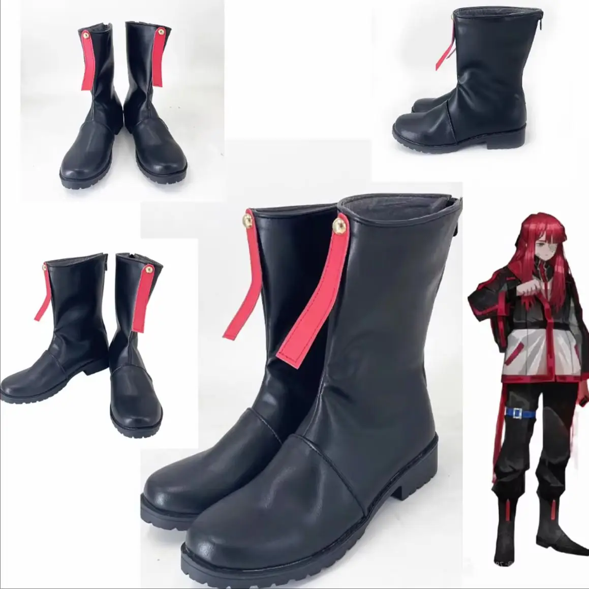 

Limbus Company Yuri Cosplay Shoes Boots Halloween Party Women Men Role Play