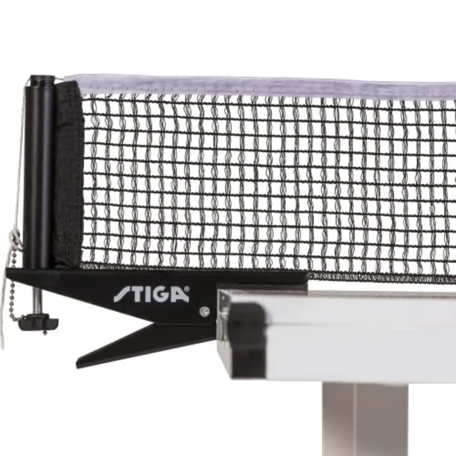 Premium Clipper Regulation Table Tennis Net and Post Sets - Easy Set Up and Spring Activated Clip ping Pong net Set