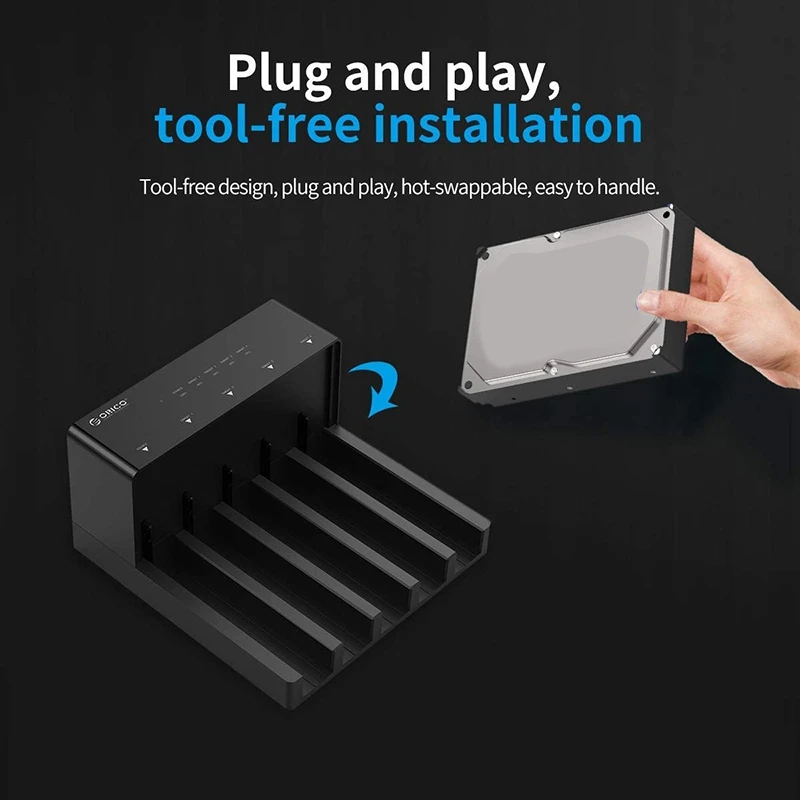 Orico Super Speed Usb 3.0 HDD Docking Station Tool Free USB 3.0 to SATA Hard Drive Enclosure Case Adapter EU Plug