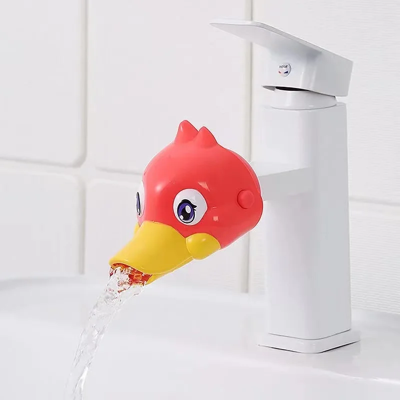 Cartoon Faucet Extender For Kids Hand Washing In Bathroom Sink Animals Accessories Kitchen Convenient Device for Baby Washing