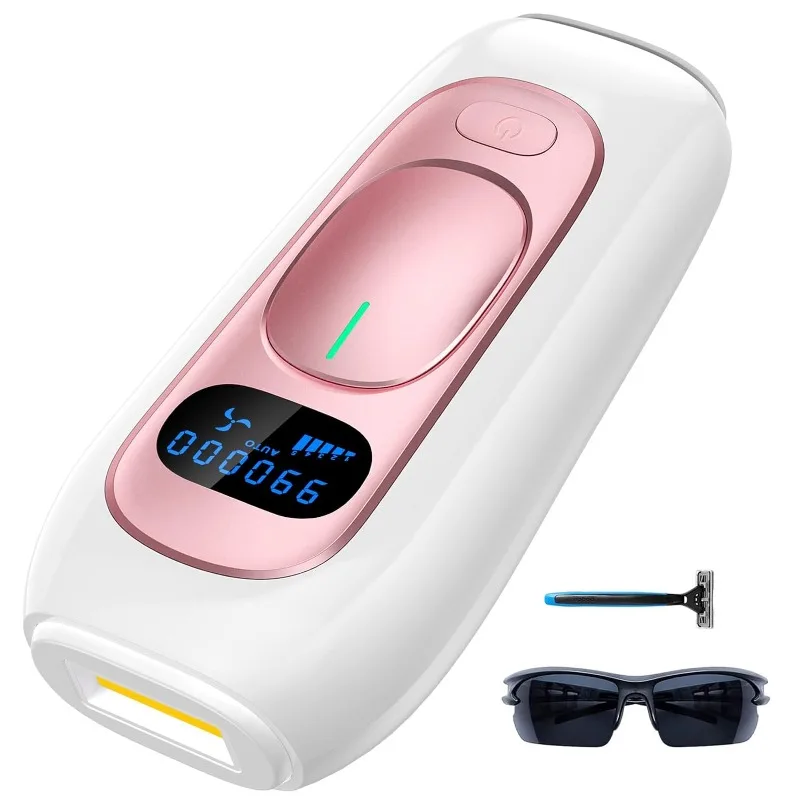 

IPL Hair Removal for Women and Men, New Upgraded 999,900 Flashes Permanent Laser Hair Removal Device on Facial Legs