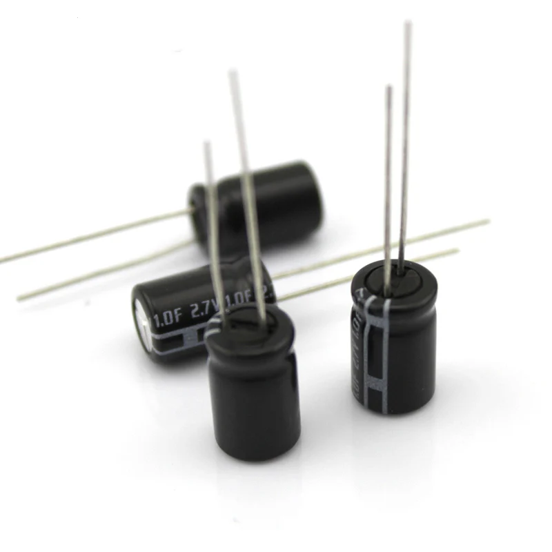 6pcs Super Capacitor 2.7V 1.0F Farad Capacitor Large-capacity capacitor Internal Combustion Engine Starting Power Supply