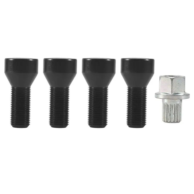 A73X-M14 X 1.25 Car Wheel Locking Bolts Wheel Hub Nut Screw With Key Car Screw For BMW- R50 1 2 3 4 5 6