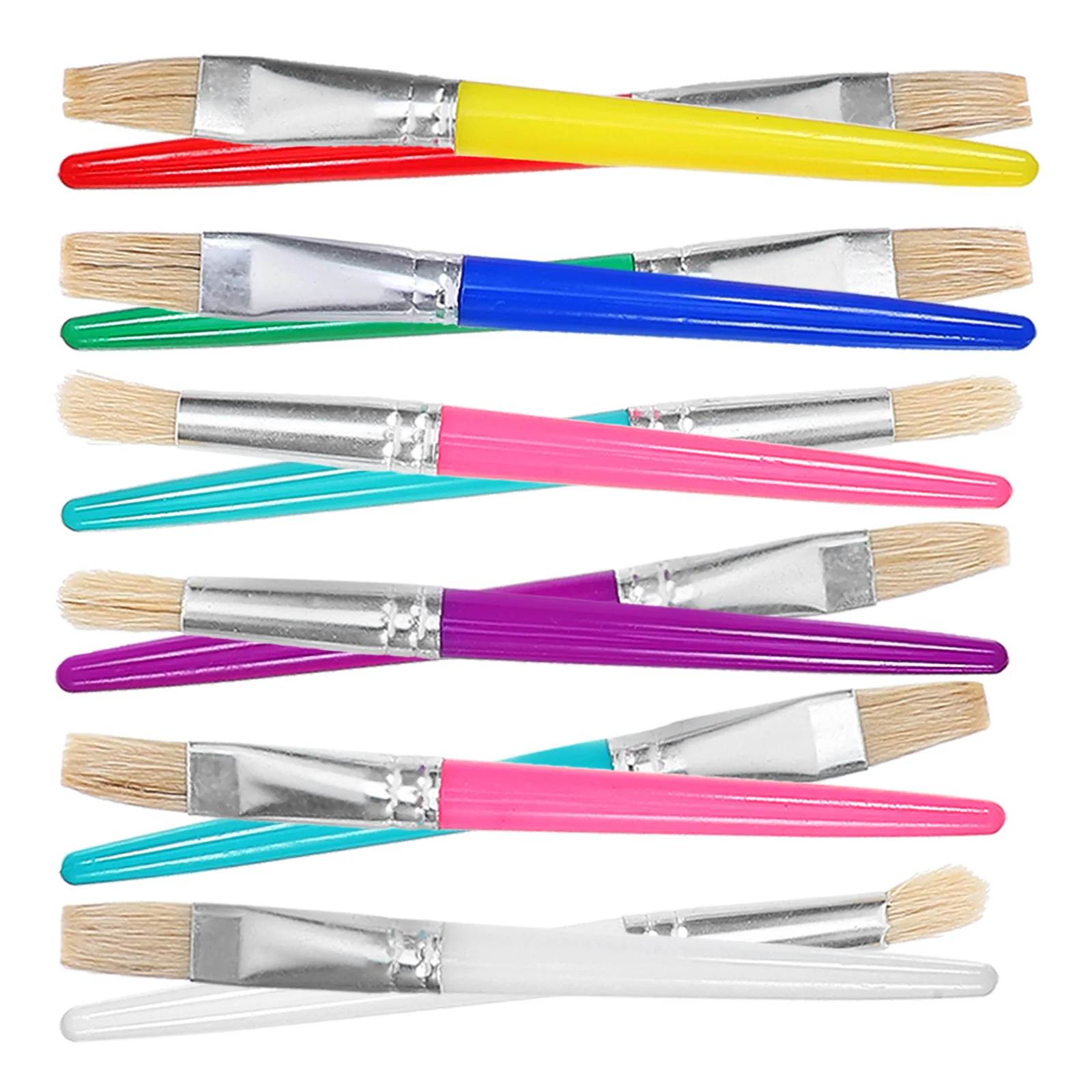 

12 Pcs Kids Paint Brushes Children Doodle Set Small Painting Accessories Watercolor Oil Acrylic Art Supplies Student Tools