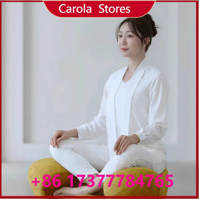 Premium Single Cross Legged Meditation Sofa Chair, Foldable Futon Meditation Mat Stool, Ergonomic Floor Seat for Yoga Prayer