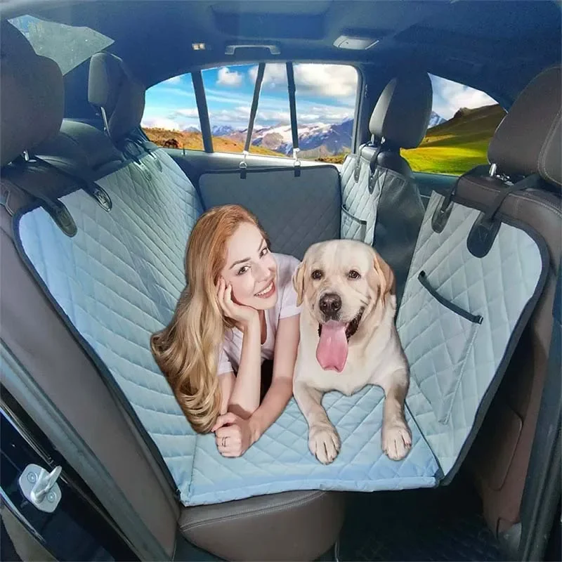 Car pet pad dog travel hammock rear seat pad hard board car kennel