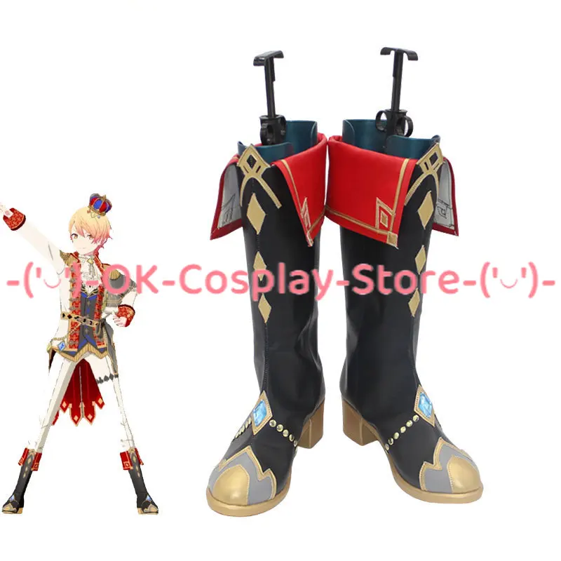 

Project Sekai Colorful Stage Tenma Tsukasa Cosplay Shoes PU Leather Shoes Halloween Carnival Boots Cosplay Props Custom Made