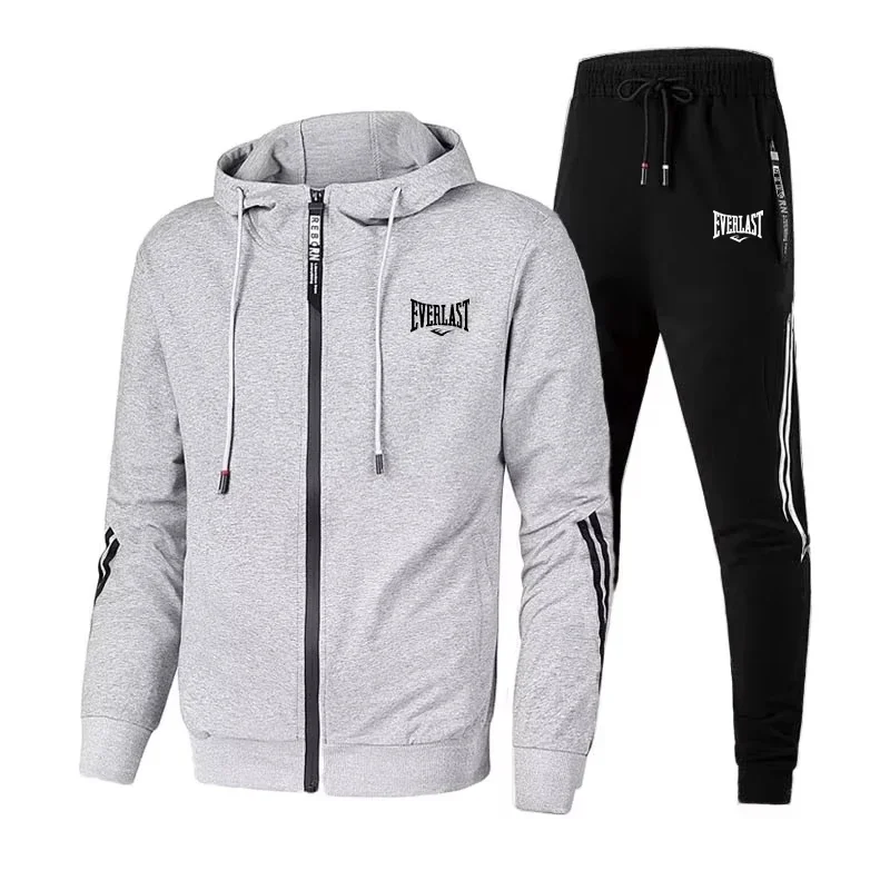 

2025 new high-quality men's sportswear, including casual training suit sets, long-sleeved sportswear and sportswear pants sets