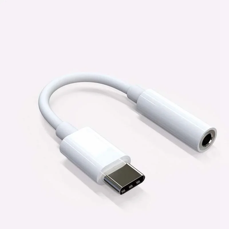 Type-C To 3.5mm Headphone Cable Adapter Type C USB-C Male To 3.5mm audio AUX Audio Female Jack For type-C Xiaomi Samsung Android