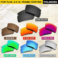 Adecuado para lentes de repuesto Oakley Flak 2,0 XL compatibles con montura de gafas de sol Oakley Flak 2,0 XL OO9188