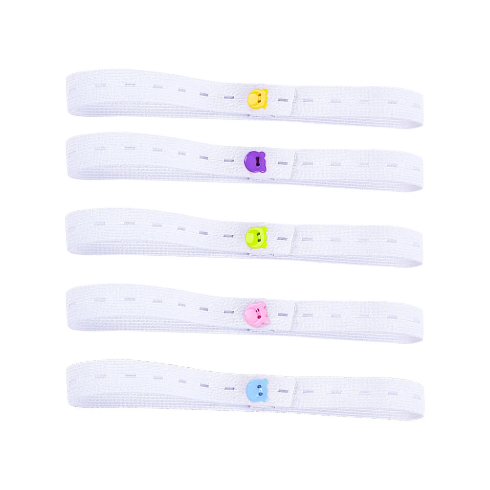 20pcs Fold Over Elastic Infant Diaper Tape Nappy Fixing Adjustable Fasteners Soft Comfortable Healthy Skin Buckles Easy Wear