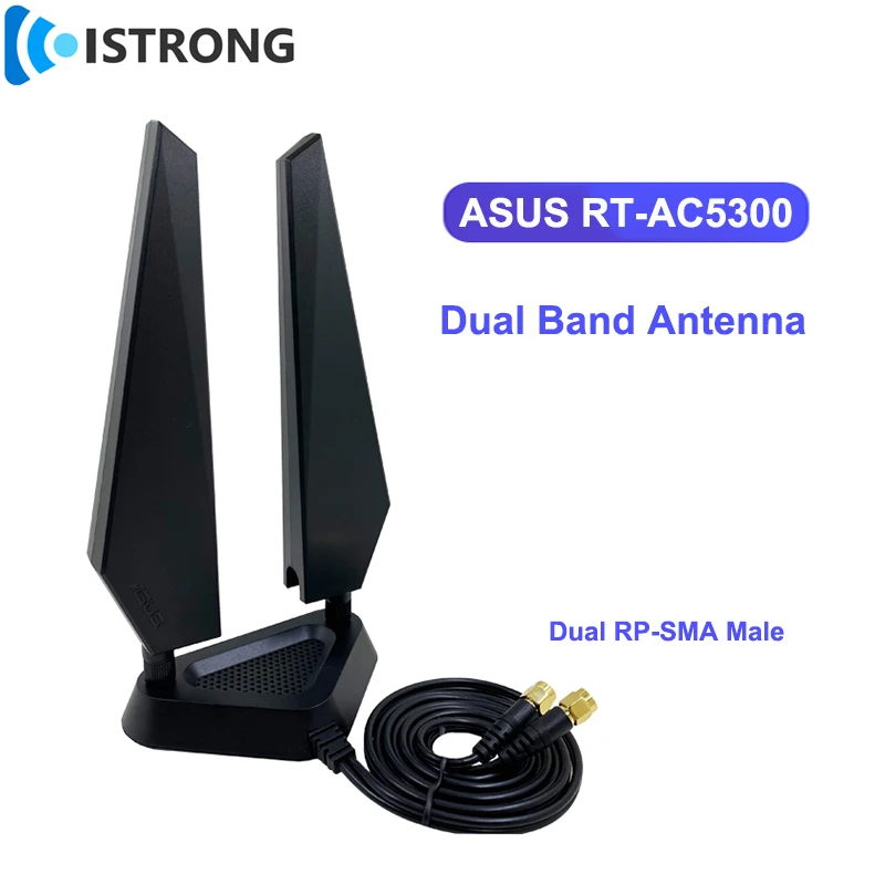 WiFi Dual Band Antenna Magnetic Base Extender Signal Booster for ASUS Z390 Z490 X570 B460 B360 Motherboard AX210/AC Network Card