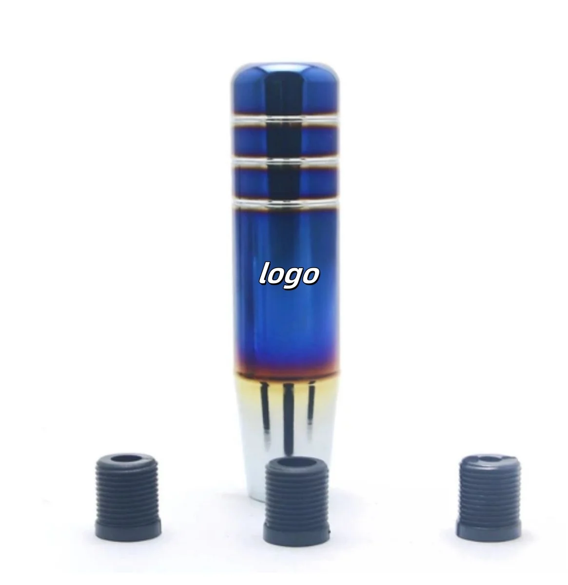 

Gear Shift Knob Shifter Lever Head Car Burnt Blue 9cm/13cm/17.5cm Aluminum Style Universal