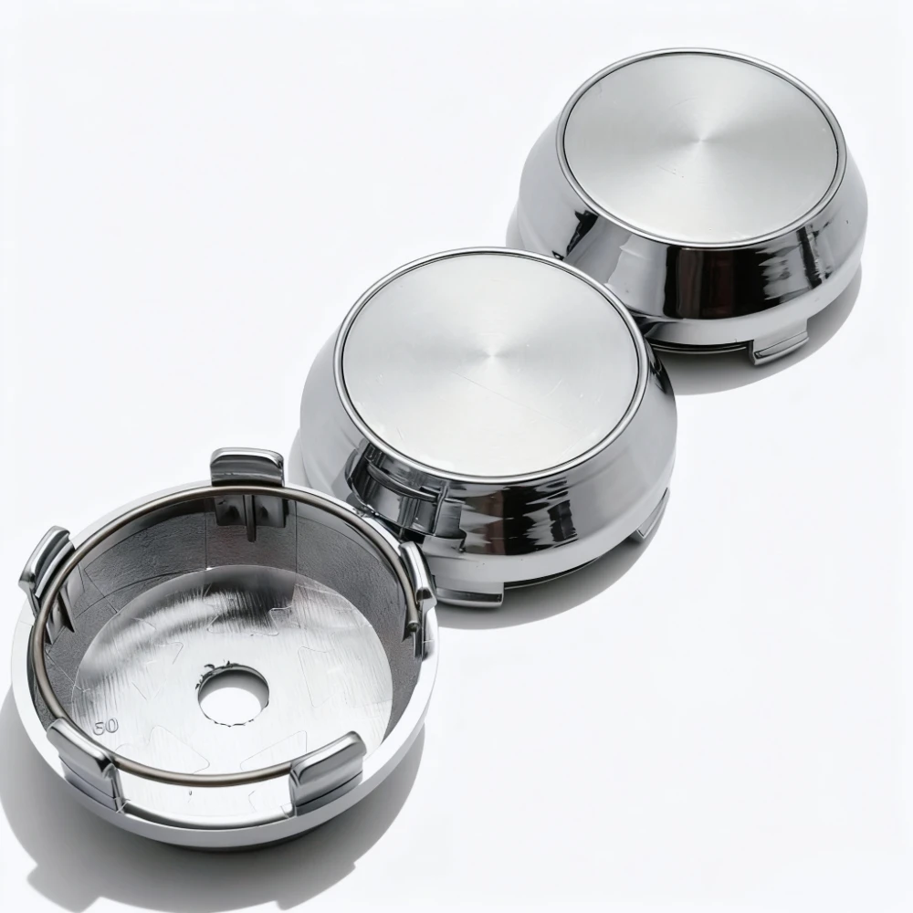 4pcs No Logo Black/Silver Emblem Car Wheel Center Caps 60MM 56MM Wheels Hub High Cap Rim Hubcaps Dust Cover Replace Accessories