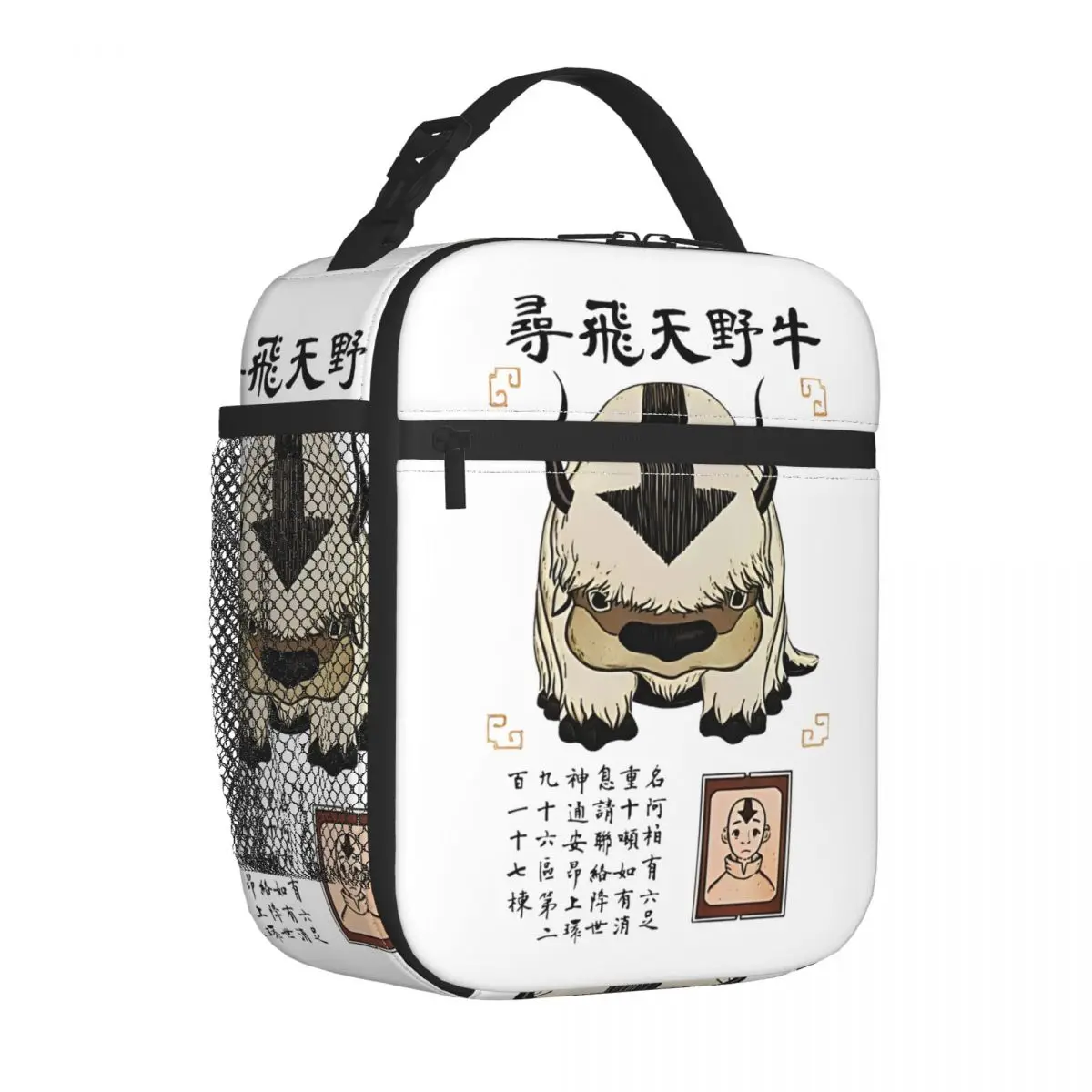 Avatar The Last Airbender Appa Insulated Lunch Bag Leakproof Legend Flying Bison Lunch Container Cooler Bag Tote Lunch Box