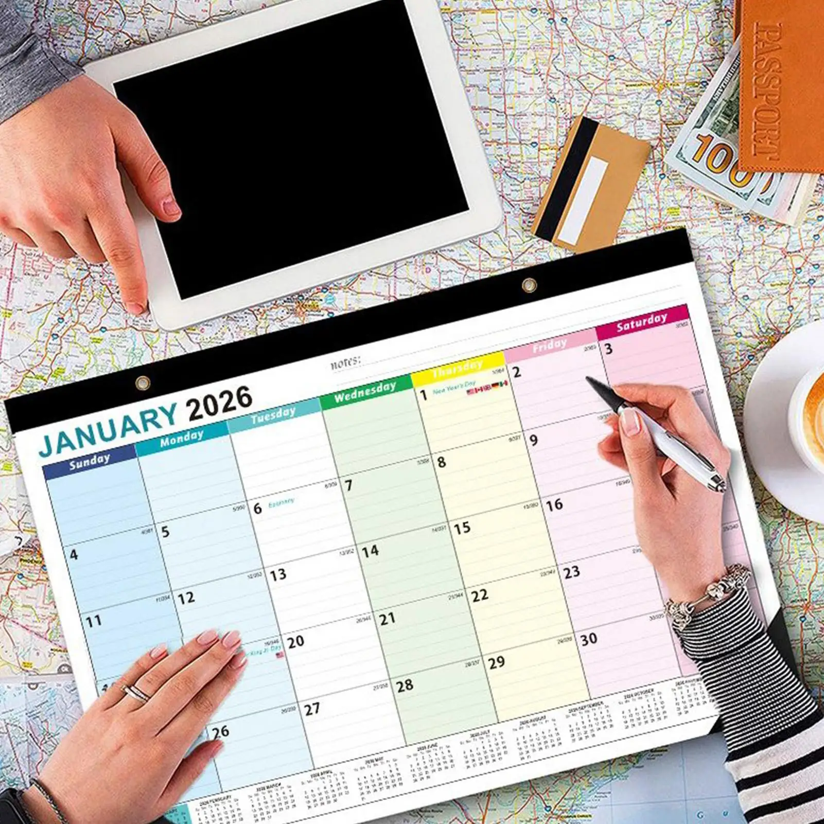 

Calendar For Wall Multi Functional Calendar For Wall Long Lasting Board With Aesthetic Funny Design For School Home Classroom