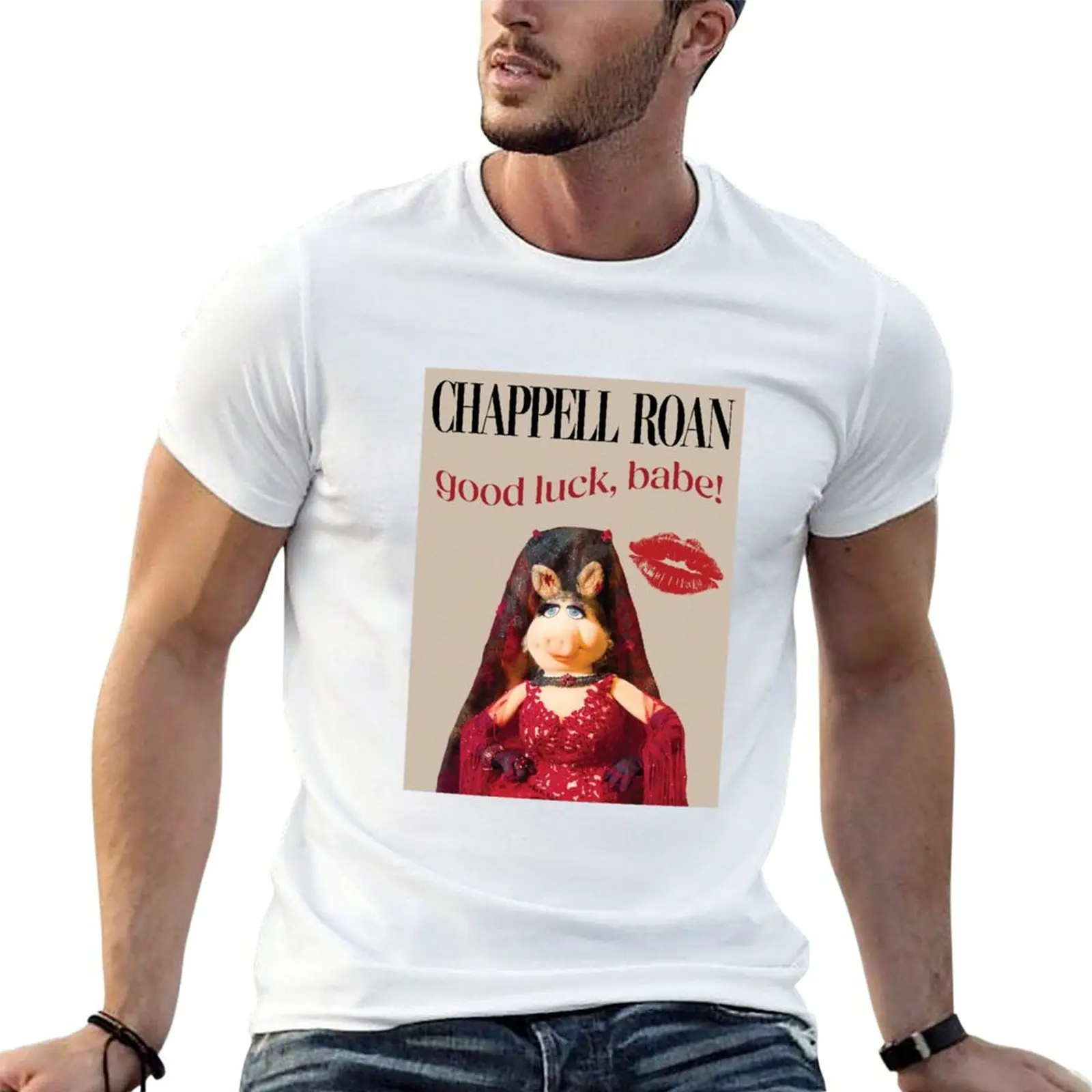 

tshirt for Chappell graphic Roan cotton Piggy shirts vintage Babe t Miss man T-Shirt 100% Good Luck