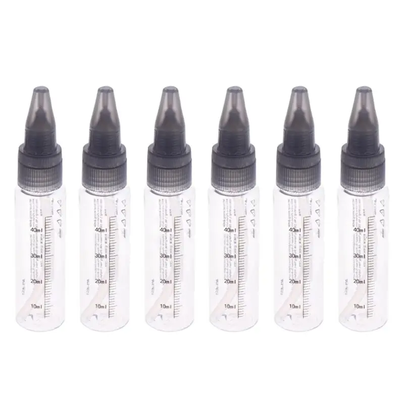 Hot Sale-6Pcs Paint Mixing Bottles Portable Painting Tools Parts Wash-Free Airbrush Accessories