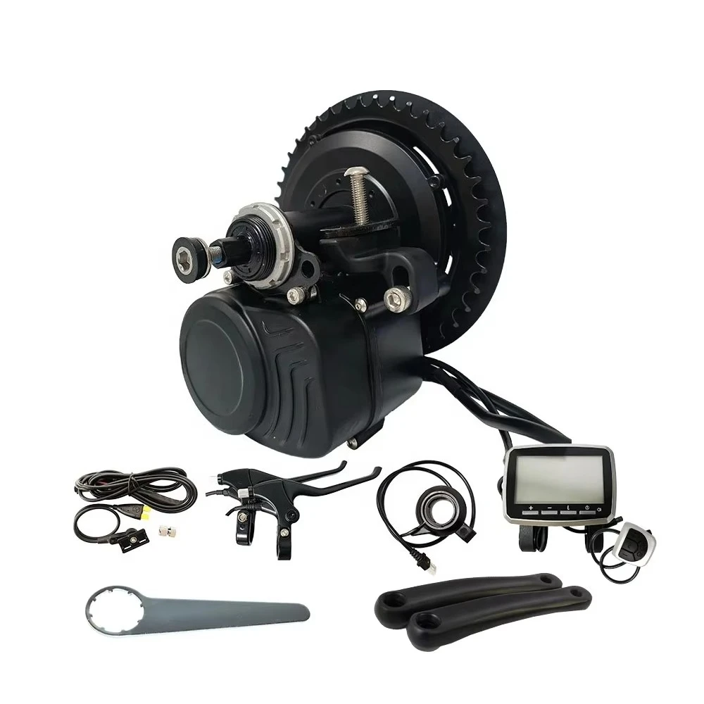 

Independent Controller Motor 80N.m Electric Bike 36v 250w 68mm 73mm Ebike Mid Drive Motor Conversion Kit