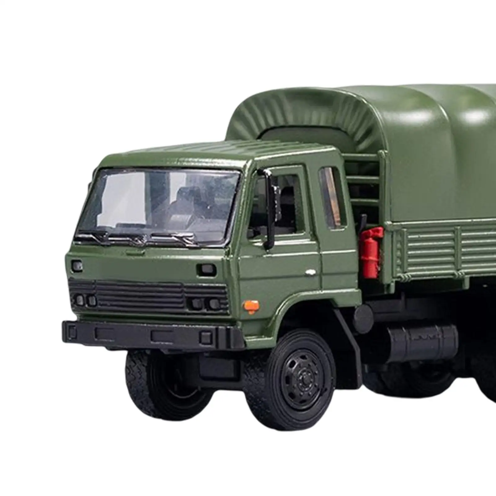 Hand Painted 1/64 Transport Vehicle Layout Scene S Gauge Desktop Ornament Decor