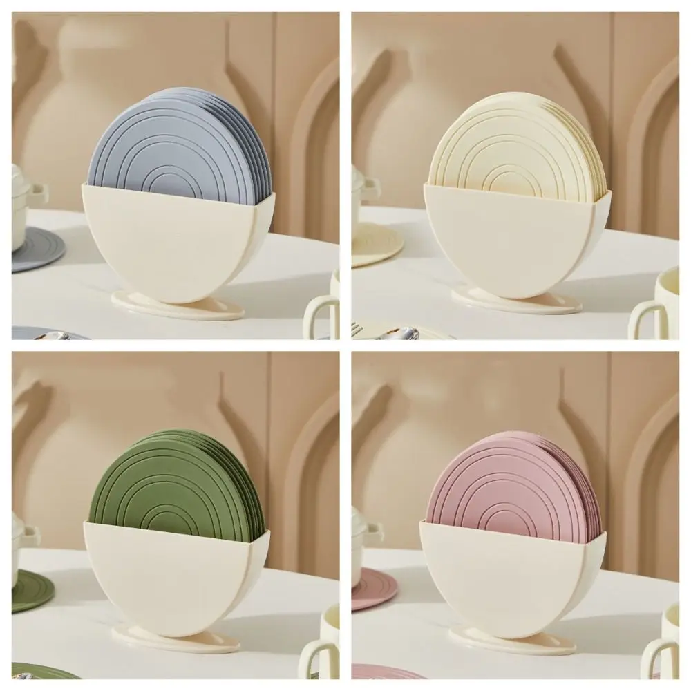 

Thick Heat-resistant Silicone Insulation Pad Non-slip Anti-scalding Tableware Mat Oil-proof Thickened Coaster Dining Table