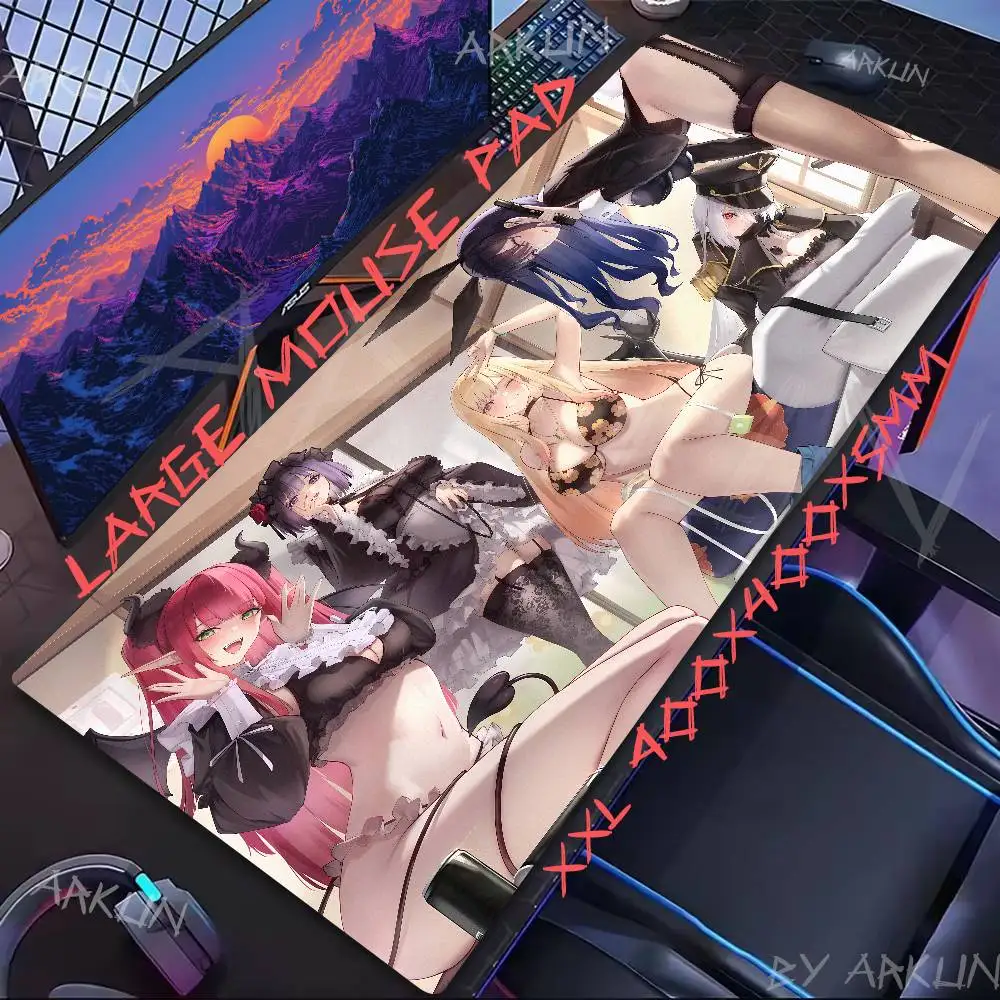 Kawaii Pretty Hot Marin Kitagawa Popular Anime Mouse Pad Gamer Computer Accessories Keyboard Company Gaming Laptop Accessory Pc