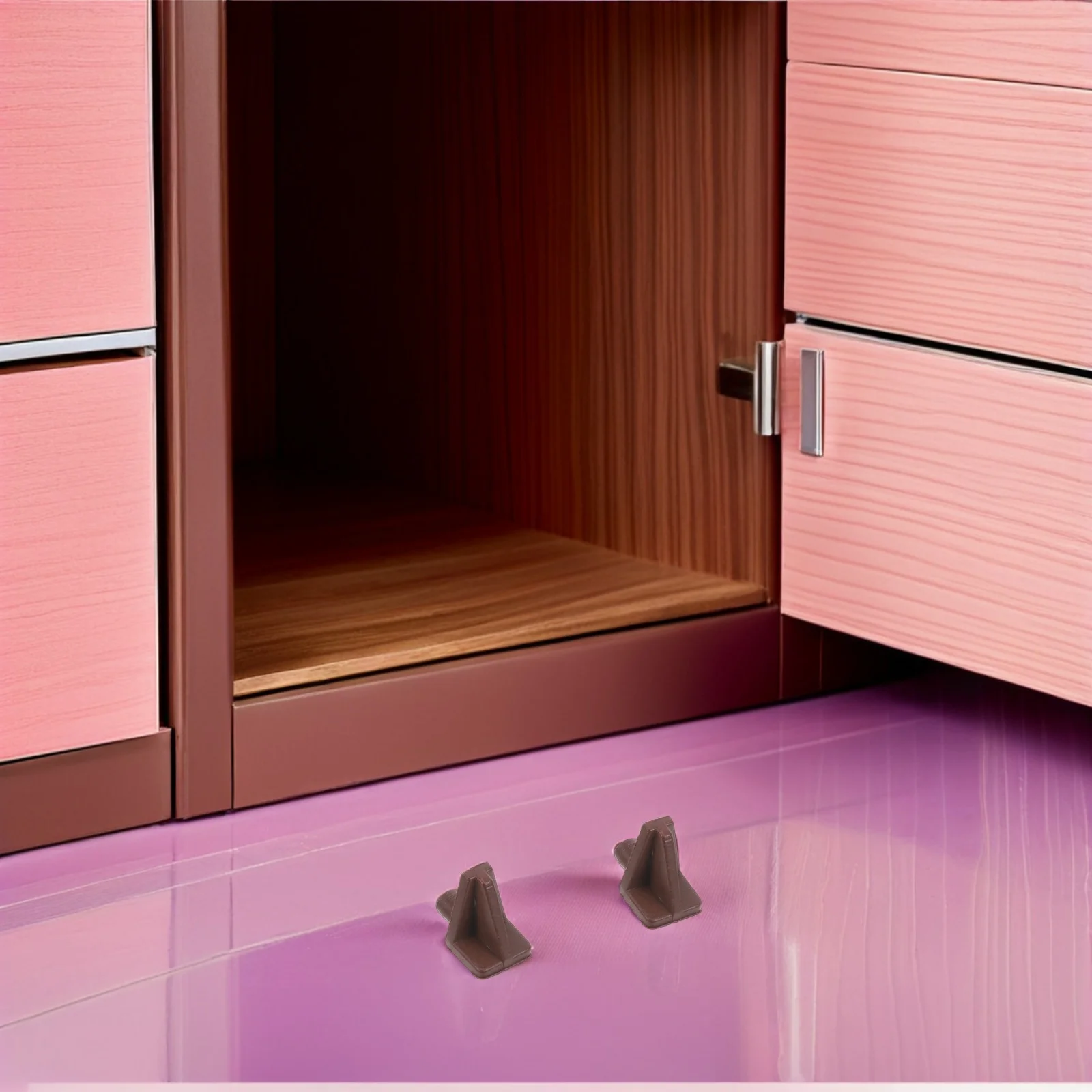 

50pcs Invisible Support Pegs Plastic Cabinet Shelf Clips Adjustable Shelving Pins For Kitchen Bookcase Cupboard - Durable