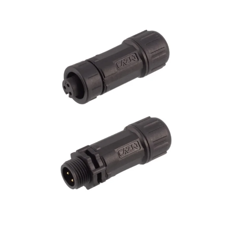 

7/16 mini E7 2 3 4 5 6 pin waterproof ip67 connector plug socket small joint straight male female field installable connector