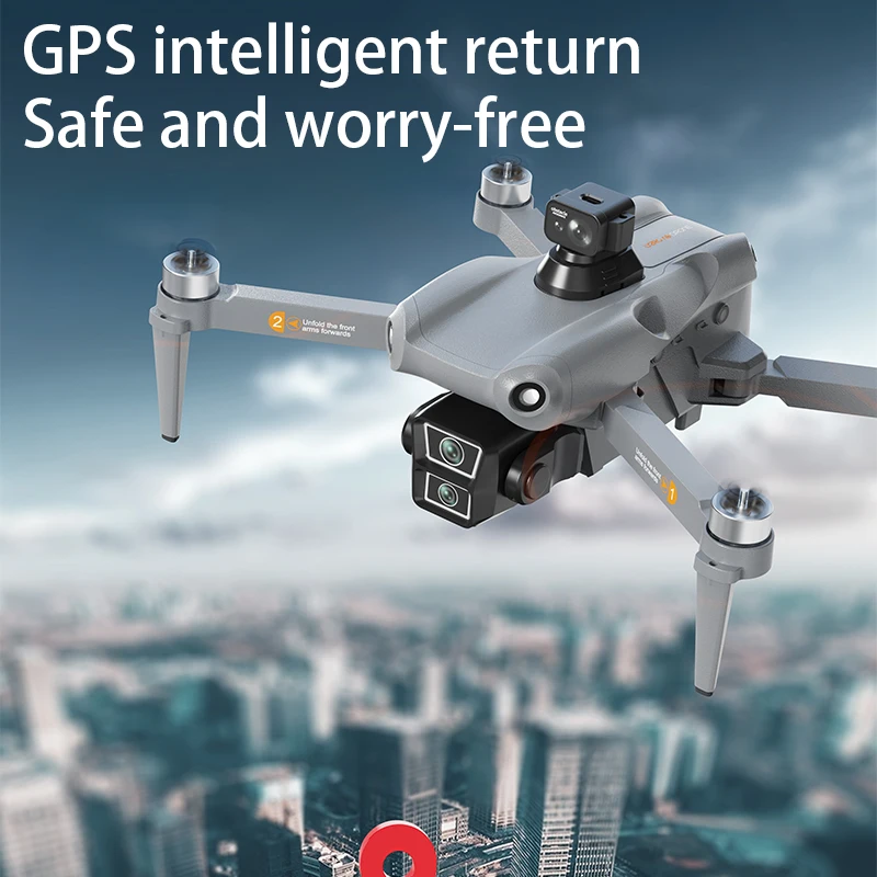 Fotografia 6: L300 Ultra Drone Profissional 4K Grande Angular Câmera HD 5G GPS Wifi FPV 3 Eixos EIS RC Dron 360 °   Brinquedos Quadcopter para evitar obstáculos