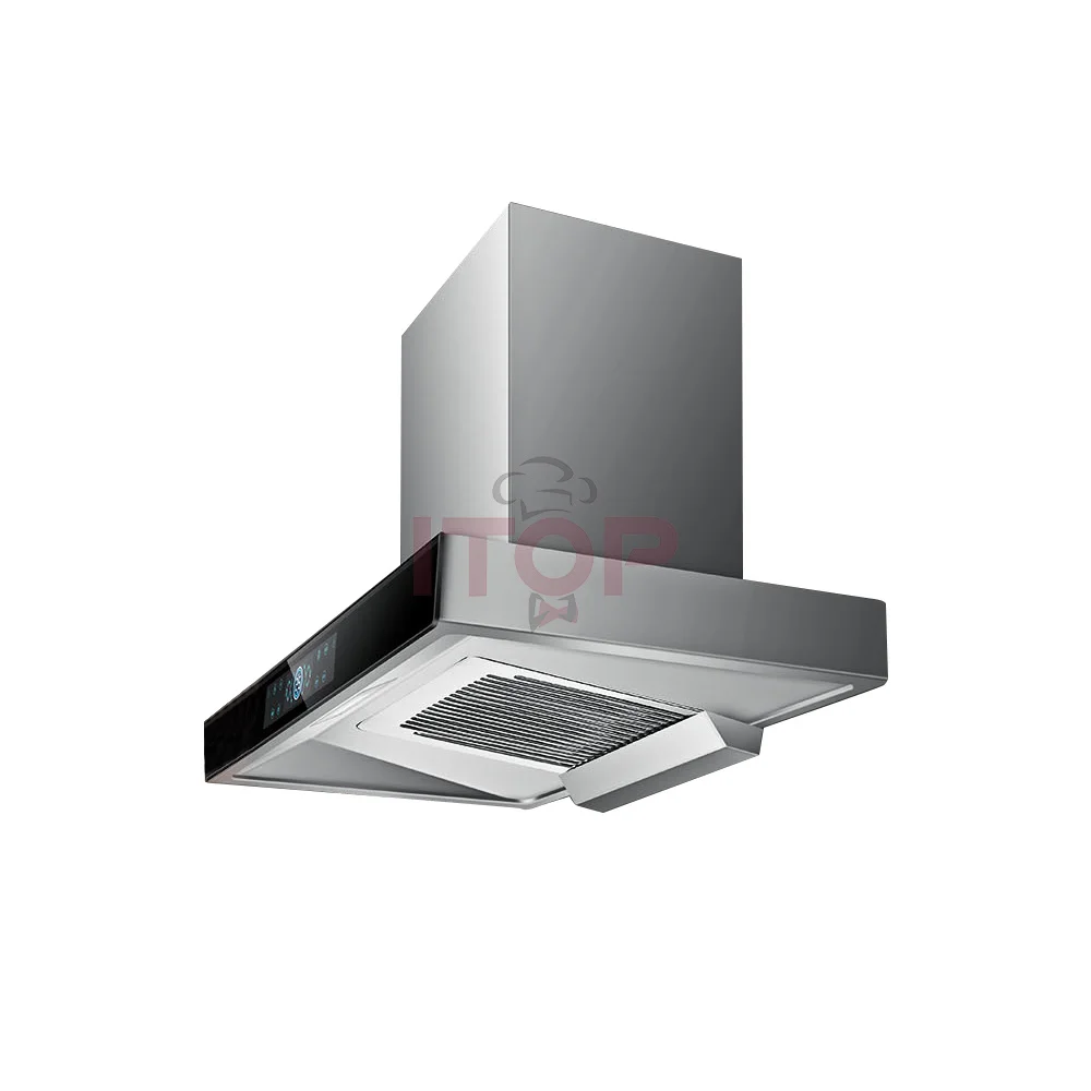 Intelligent Somatosensory Chimney Range Hood Exhaust Hood Range For Kitchen Cooker New Design Super Slim Auto Clean Cooker Hood