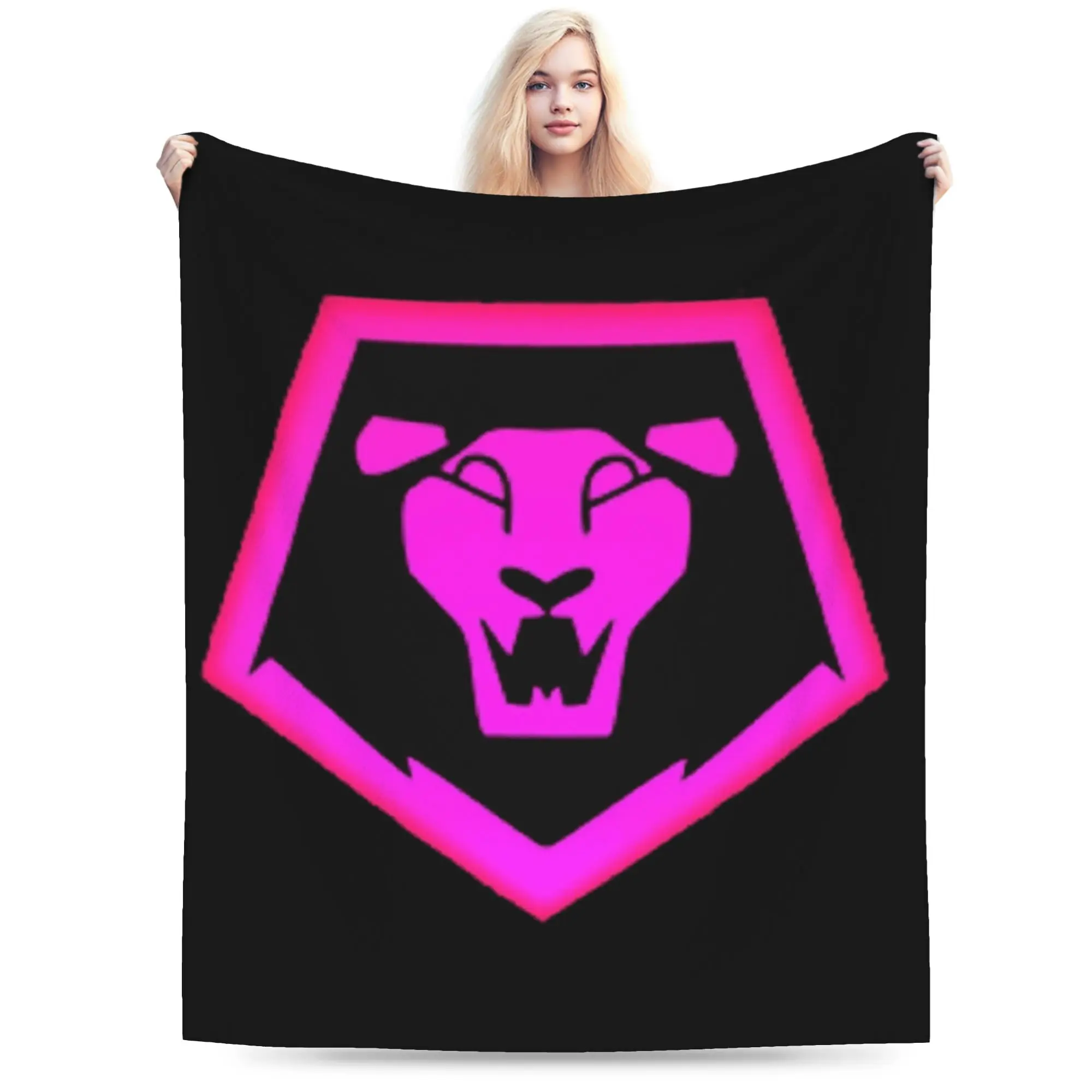

Saja Boys Lion Kpop Demon Hunters Plush Blanket Kids Flannel Throw Blanket For Couch Bed Super Soft Custom Quality Bedspread
