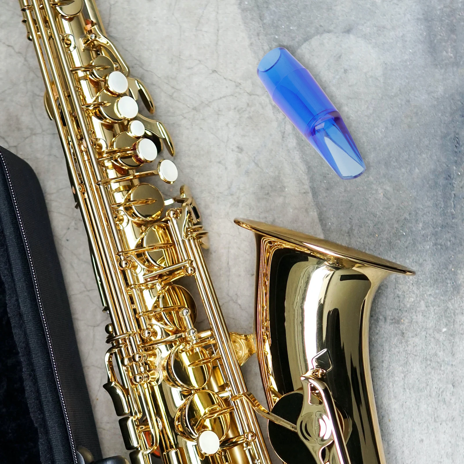 

Alto Saxophone Mouthpiece Saxophone Flute Head Durable Plastic ABS Replacement for Better Tone and Practice Accessories