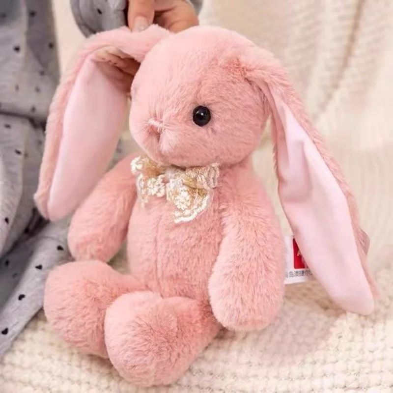 

Aoger Vanilla Mousse Rabbit Plush Toy Pink Rabbit Soft Cute Dolls Plush Toy Children Christmas Birthday Gift