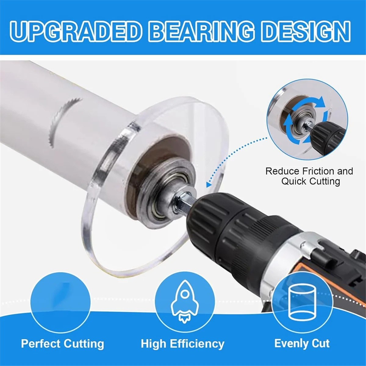 

Инструмент для резки труб JUF-PVC с регулируемой направляющей для глубиномера, внутренние наборы инструментов для резки труб из ПВХ, зуб пилы