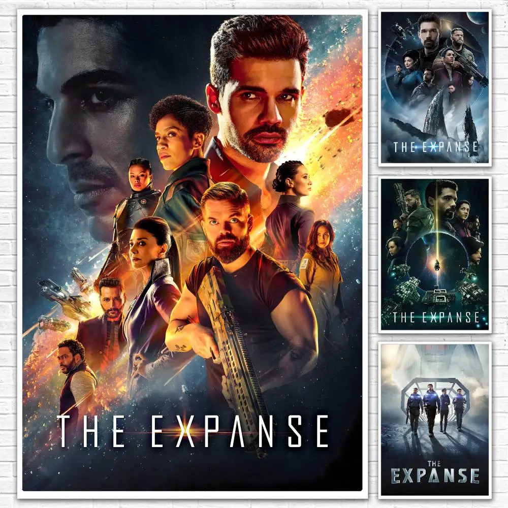 Tv Series The E-Expanse Painting Calligraphy Canvas Mural For Interior Walls Crease-Free Beautiful For Living Room Bedroom